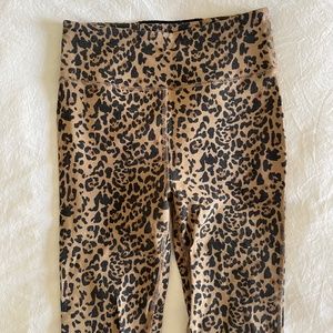 J.Crew leopard print cotton leggings
